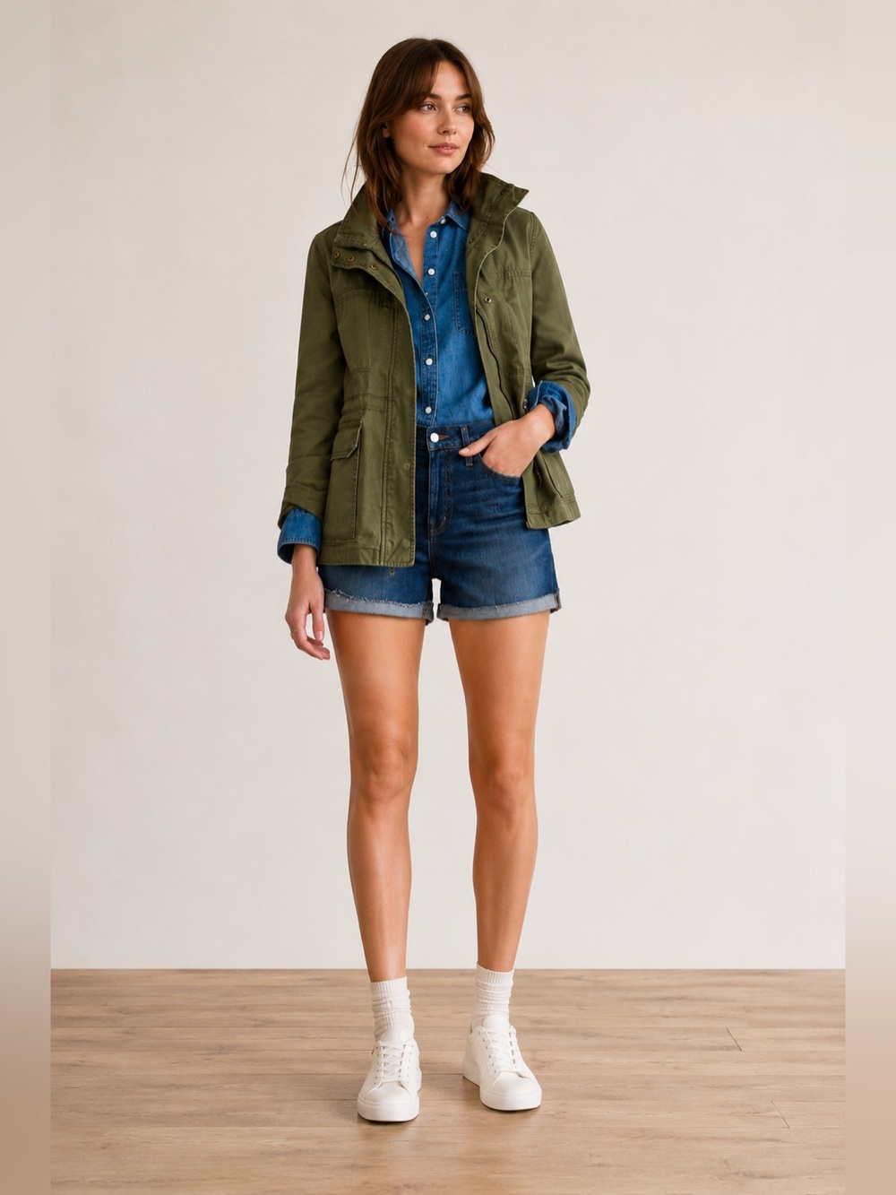 Madewell Utility Jacket 🖤 Washed Charcoal Zip Front Lightweight Jacket Women’s - Picture 1 of 5